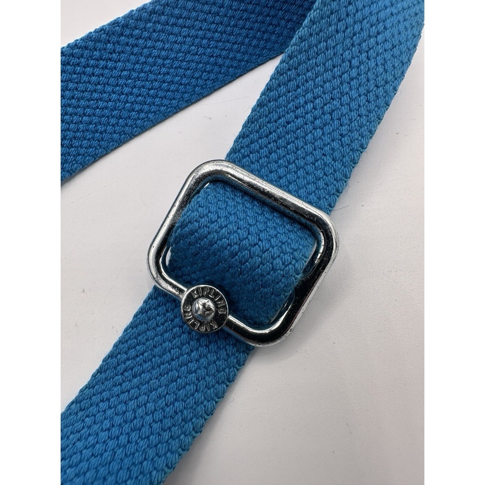 Kipling Blue Nylon Crossbody Bag Small Travel Purse Adjustable Strap - Picture 9 of 12